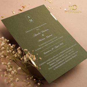 invitatie de nunta olive